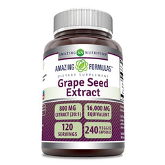 Amazing Formulas Grape Seed Extract bottle with 240 count