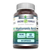 Amazing Formulas Hyaluronic Acid 100 mg capsules bottle label
