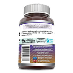 Close-up of Amazing Formulas L-Arginine bottle label
