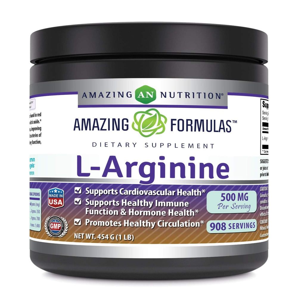 Amazing Formulas L-Arginine Powder Supplement bottle