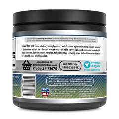 Product label for Amazing Formulas L-Glutamine Powder