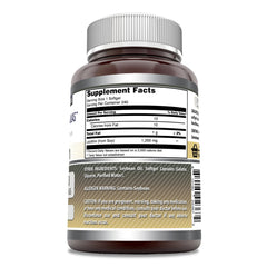 Bottled Lecithin 1200 mg softgels with 240 servings display
