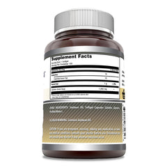 Lecithin 1200 mg Softgels close-up of bottle packaging