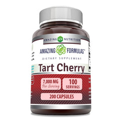 Bottle of Amazing Formulas Tart Cherry Extract 700 mg, 200-count