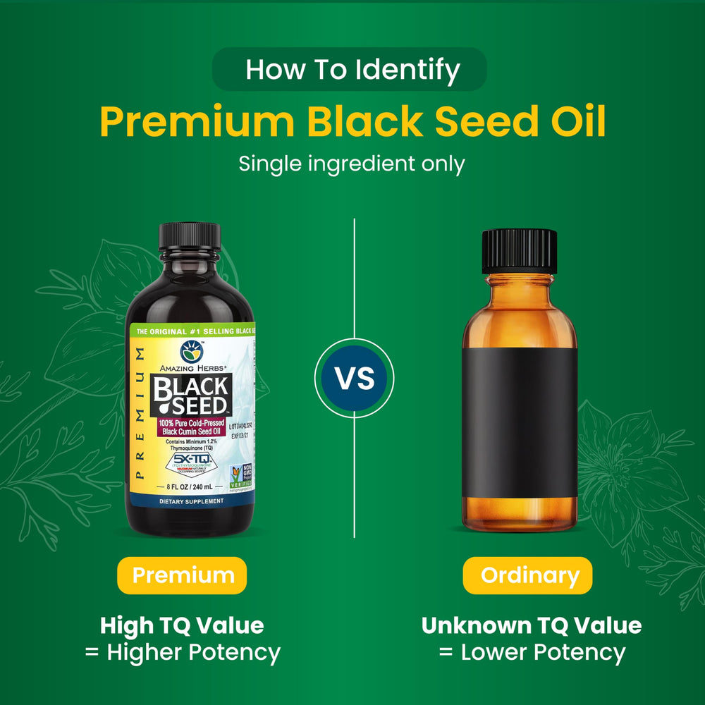 Cold-pressed extraction process for Amazing Herbs Black Seed Oil in USA