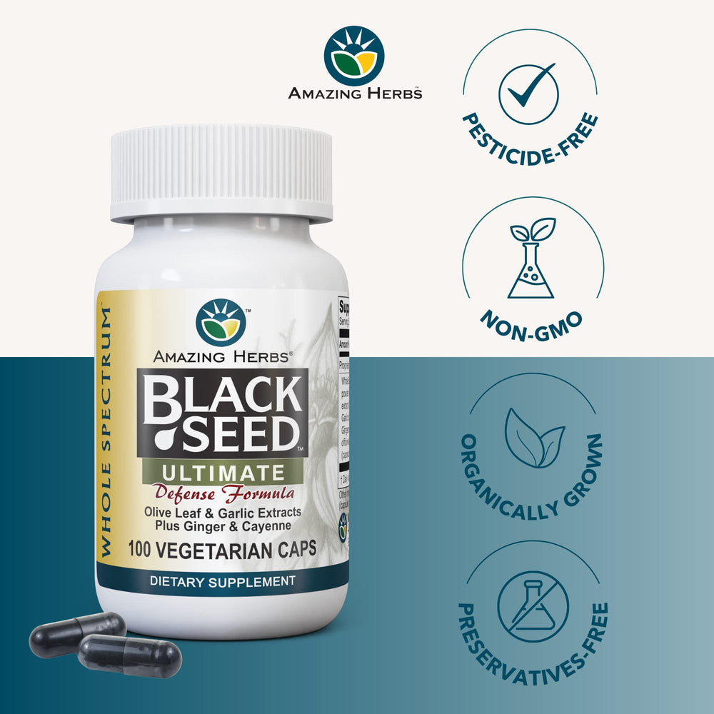 Digestive support and immune health with black seed blend