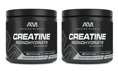Amazing Muscle Creatine Monohydrate bottle, unflavored, 1 lb, 90 servings