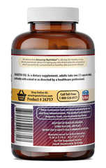 Amazing Nutrition capsules spread on wood showing natural look
