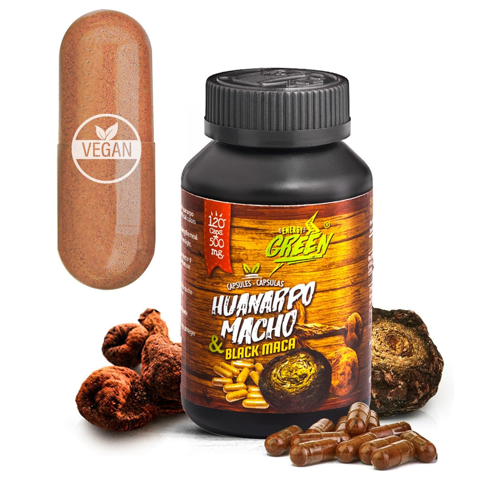Amazon Andes Black Maca Root Capsules pour supports daily energy and stamina.