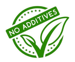 Amber glass bottle with label