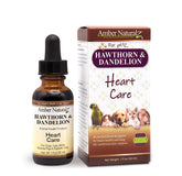 Amber NaturalZ Hawthorn & Dandelion pet supplement bottle