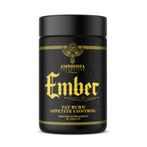 Ambrosia Ember bottle-front view signaling weight management support