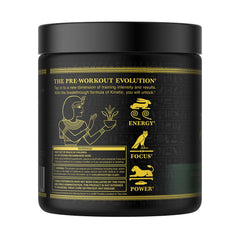 Ambrosia Kinetic Organic Preworkout Tropical Lime powder and ingredients