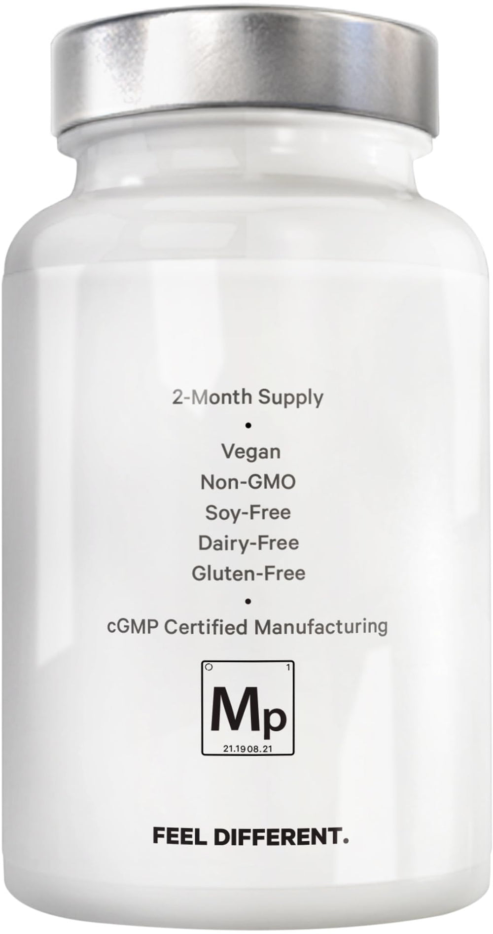 Side view of Amen Mimosa Pudica 120 capsule bottle