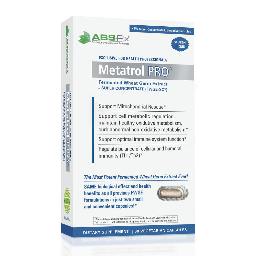 Metatrol PRO bottle with Fermented Wheat Germ Extract (FWGE-SC) 60 vegetarian capsules