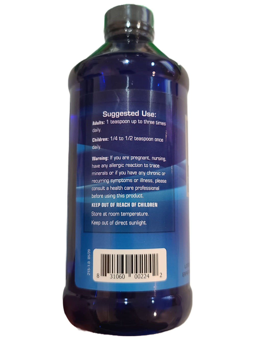 16 oz bottle standing upright on a white background