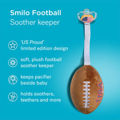 American football plush toy with pacifier stage 3