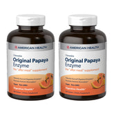 American Health Papaya Enzyme chewables - 600 tablets per bottle, 2-pack
