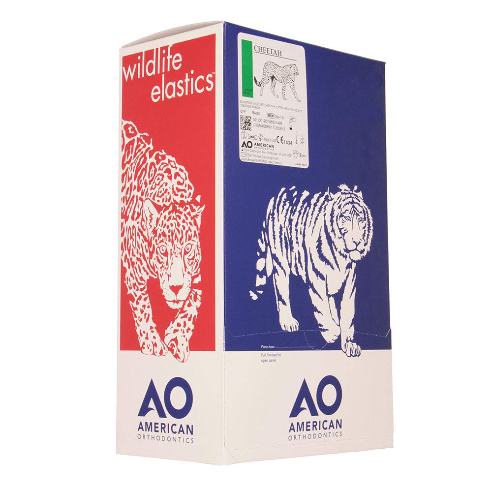 Interchangeable ligature colors and packaging concept for American Orthodontics elastics