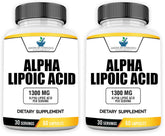 Bottle of American Standard Alpha Lipoic Acid 1300mg per serving