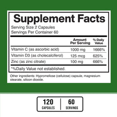 Gluten-free and non-GMO capsules per pack