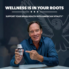 Made in USA vegan and gluten-free claim on Brain Formula packaging