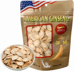 1 bag of American Wisconsin Ginseng Slices – Panax Ginseng, USA made