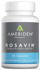 Ameriden Rosavin bottle: standardized rhodiola for potential energy support.