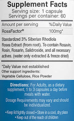 Ameriden Rosavin label with DNA testing for purity.