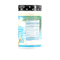 Amino Flood Pina Colada powder scoop with label