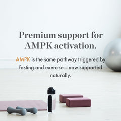 Diagram showing AMPK activation and metabolic function