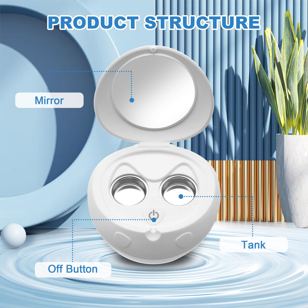 Side view showing compact portable design
