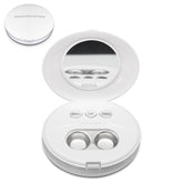 AMTAST ultrasonic contact lens cleaner with built-in vanity mirror