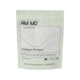 Amy Myers MD Collagen Protein Powder tub label showing Type I & III collagen