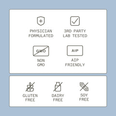 Gut health and microbiome balance concept