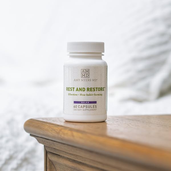 Rest and Restore packaging on a shelf