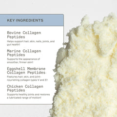 Ingredients from eggshell membrane and hydrolyzed collagen peptides