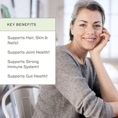 Product highlighting hair, skin and nails support with Spectrum 5 Collagen