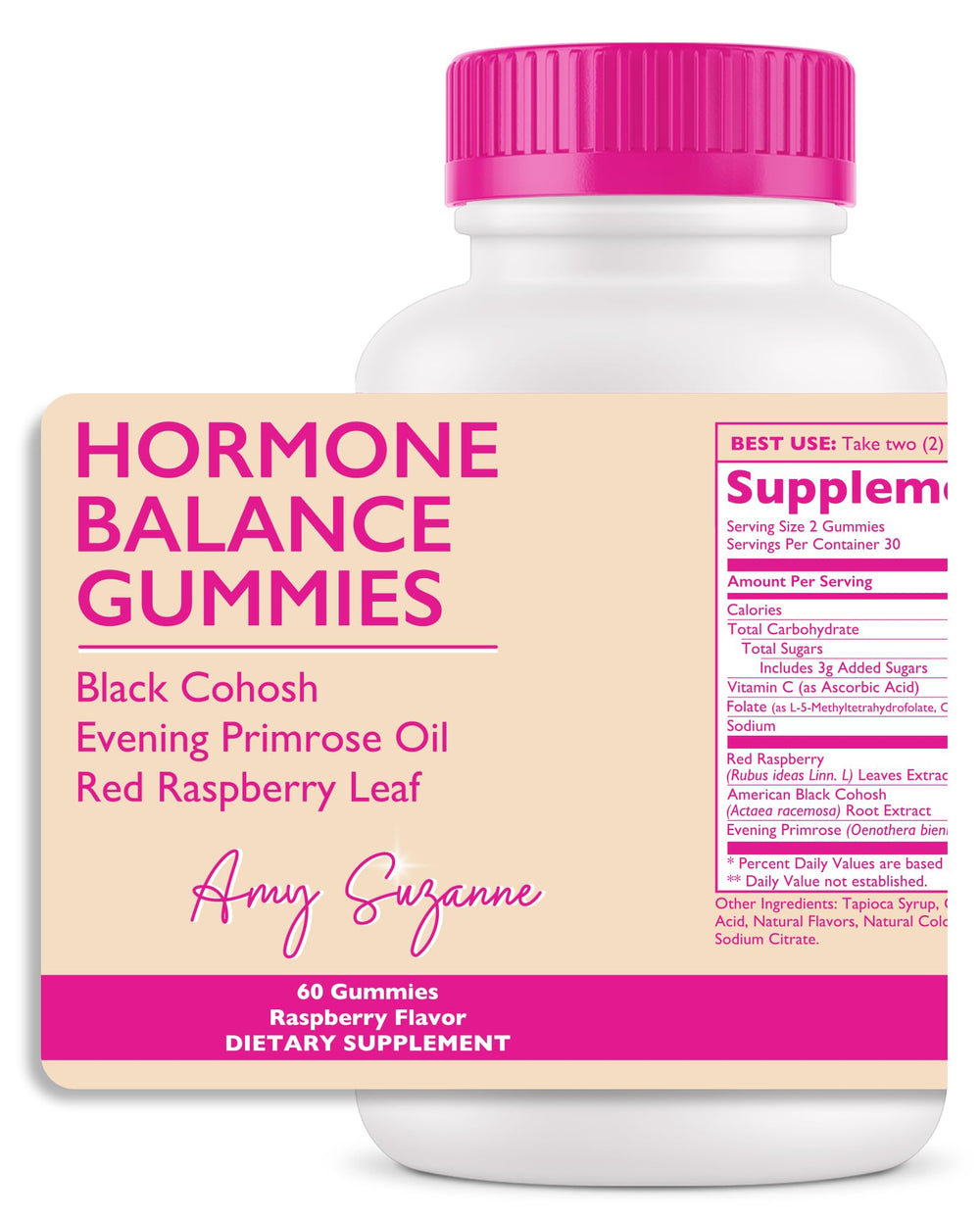 Hero image of Amy Suzanne Hormone Balance Gummies bottle