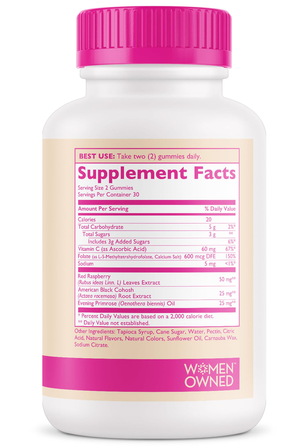 Menopause support and hormonal balance gummies