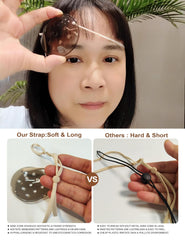 Two-piece eye protection patches for post-surgery use