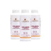 Front view of Ana Maria Lajusticia 3-pack collagen pills with magnesium