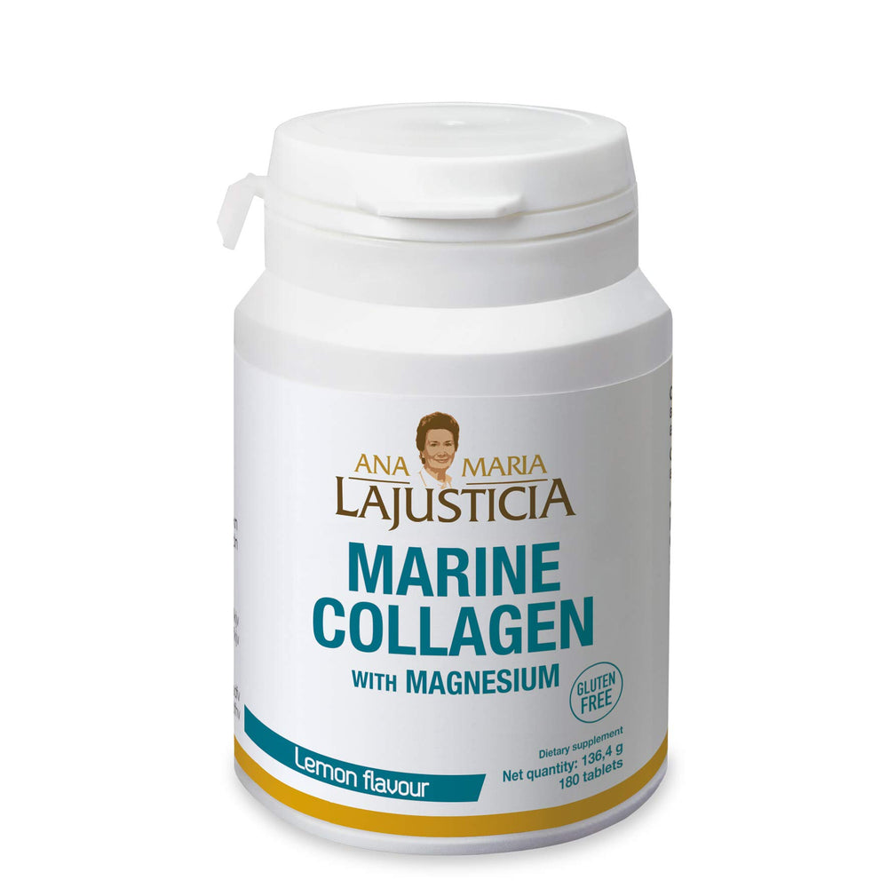 Ana Maria Lajusticia Marine Collagen with Magnesium bottle - front view