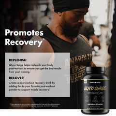 Anabolic Warfare Glyco Surge ingredient-glance emphasizes quality and GMP facility standards.