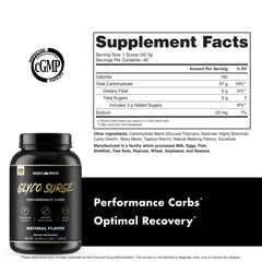 Anabolic Warfare Glyco Surge post-workout shaker ready for endurance-focused training sessions.