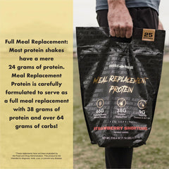 Packaging with nutrition facts and serving size