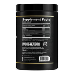 Veiniac label closeup highlights L-Citrulline and AGMass for pump potential.