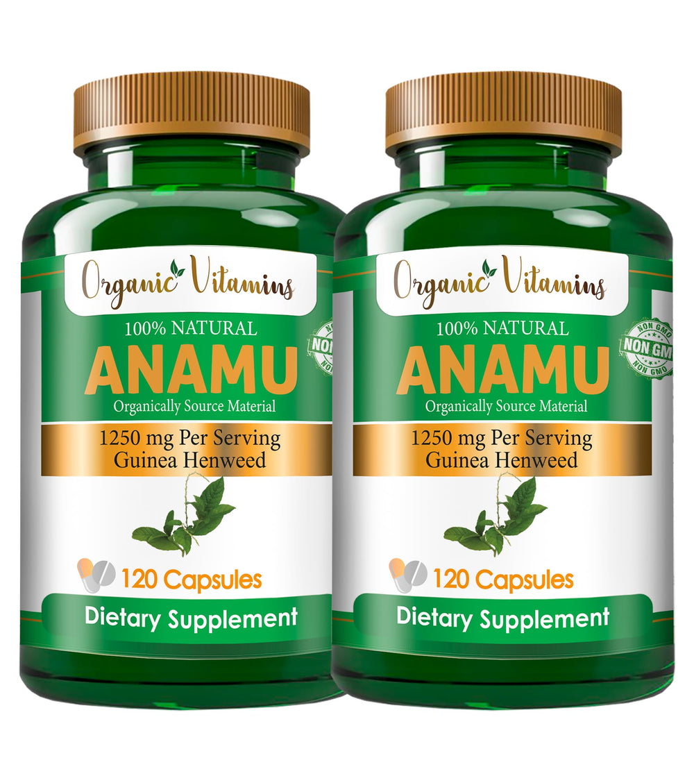 Organic Anamu 1250mg bottle – two-pack