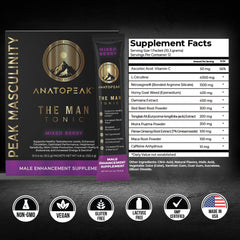 One stick pack of ANATOPEAK Mixed Berry flavor