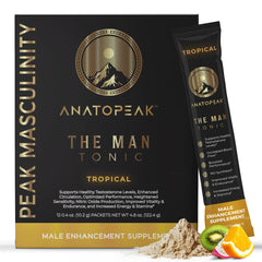 ANATOPEAK tropical flavor packaging with 12-stick box